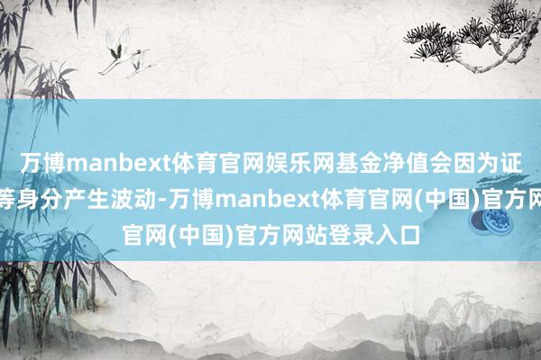 万博manbext体育官网娱乐网基金净值会因为证券市集波动等身分产生波动-万博manbext体育官网(中国)官方网站登录入口